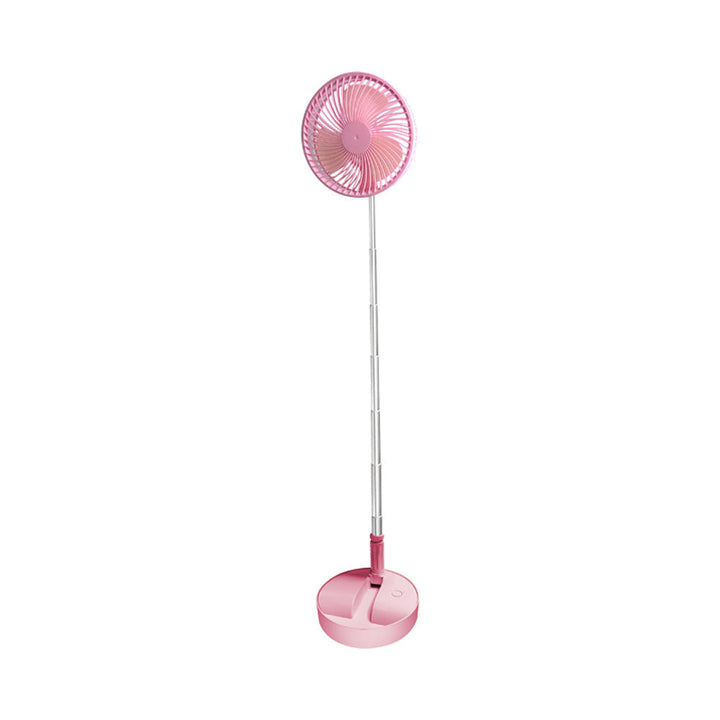 Oppladbar, sammenleggbar USB-teleskopvifte – stille, 180° justerbar, 4 hastighetsnivåer, bærbar ✨ | Skanto