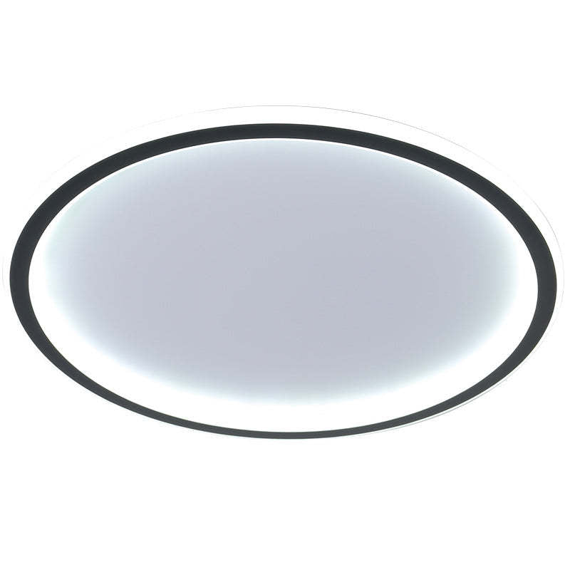 LunaNova - Moderne LED Taklampe Metall/Akryl for Stue og Soverom, Svart/Hvit Design | Skanto