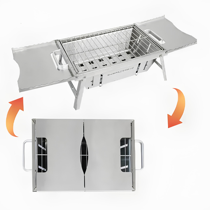 Bærbar kompakt grill for reise | Skanto