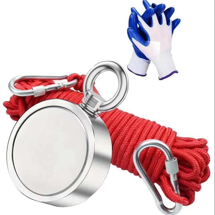 Skanto | Ultimate Dual-Sided Magnet Fishing Kit med holdbar bæreveske
