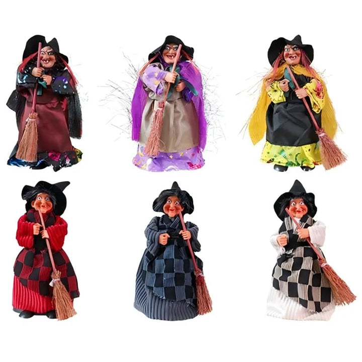 Skanto | Halloween heks dukke statue dekorasjon skrivebord