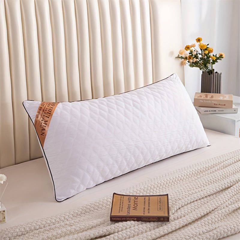 LuxurySoft – Ekstra lang, hypoallergensk pute for rygg- og sideleiere, myk og pustende, maskinvaskbar