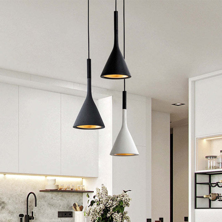 Moderne Trekant Pendellampe - Trionda | Skanto