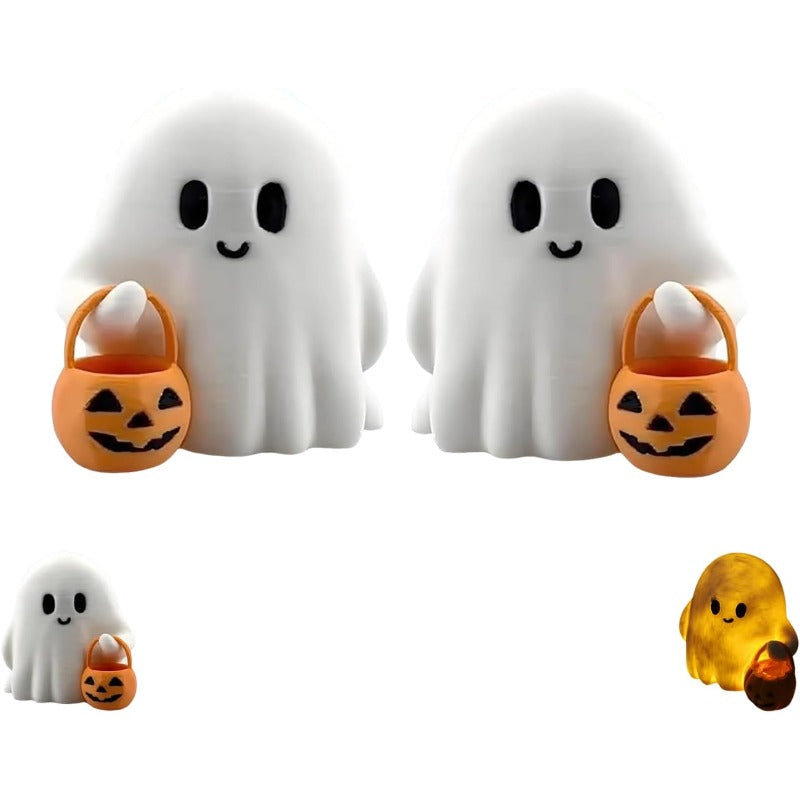 Skanto | Mini Halloween Gresskar Lys – Squishy LED Gresskarvenn