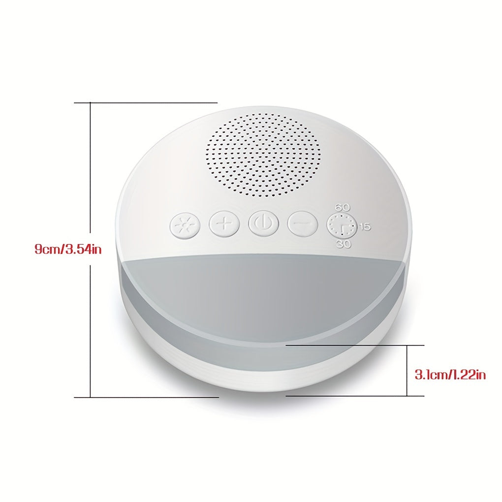 Skanto | DreamWave Hvit Lydmaskin – Beroligende Lydterapi med Timer