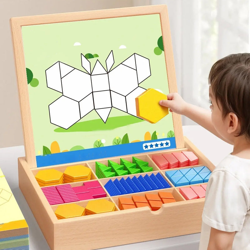 Skanto | PlayMagix – Fremme kreativitet og kognitive ferdigheter med magnetiske trebyggesteiner