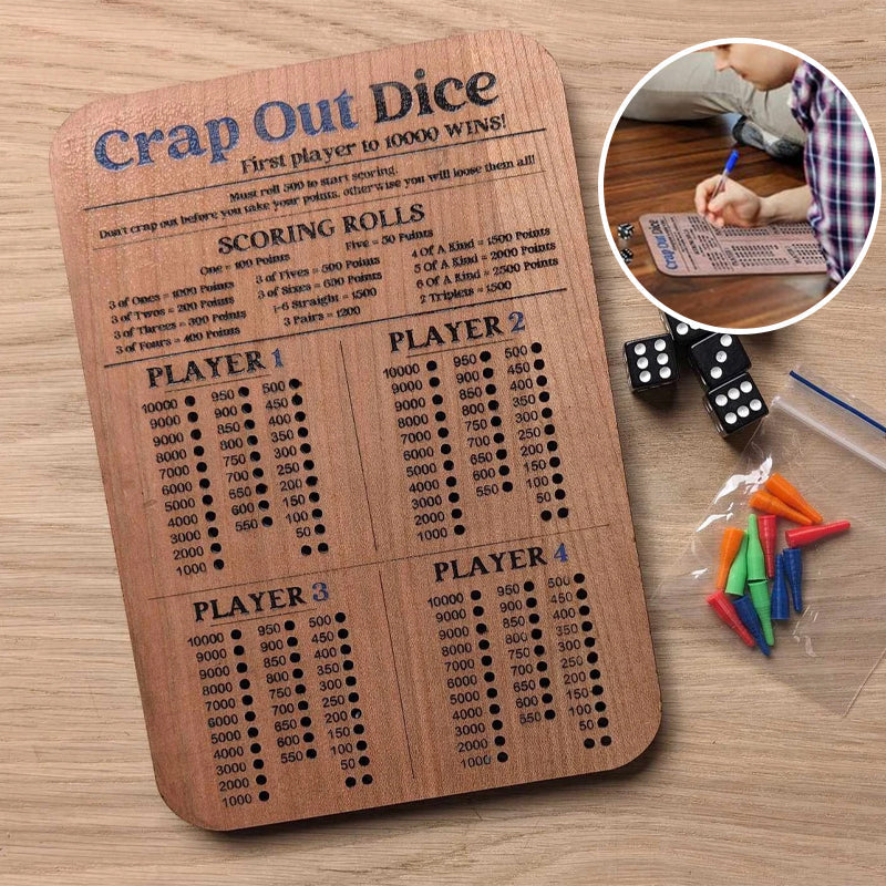 Skanto | Crap Out Terning Poengtavle