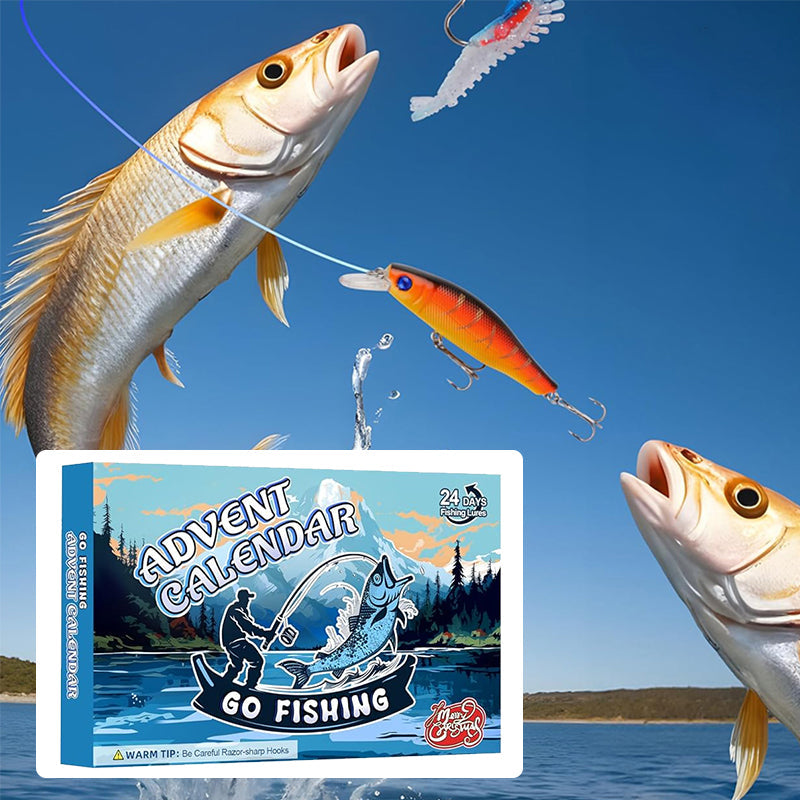 Skanto | 24 Dager Jule Nedtelling Fiskestang Sett