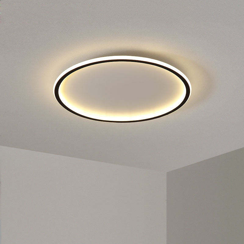 LunaNova – Moderne LED-taklampe i metall/akryl for stue og soverom, ack/Hvit design