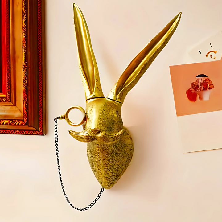 Skanto | Veggkunst Vintage Harpiks Dyr Hode Skulptur