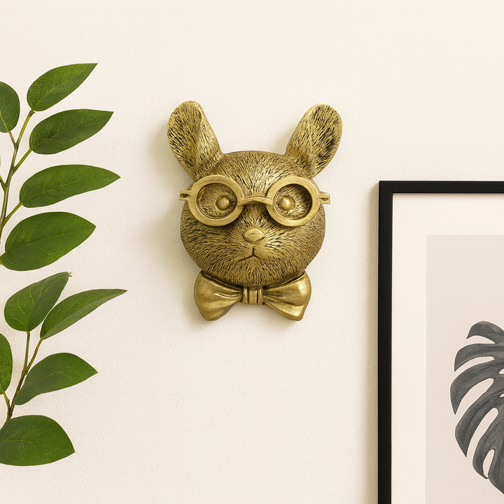 Skanto | Veggkunst Vintage Harpiks Dyr Hode Skulptur