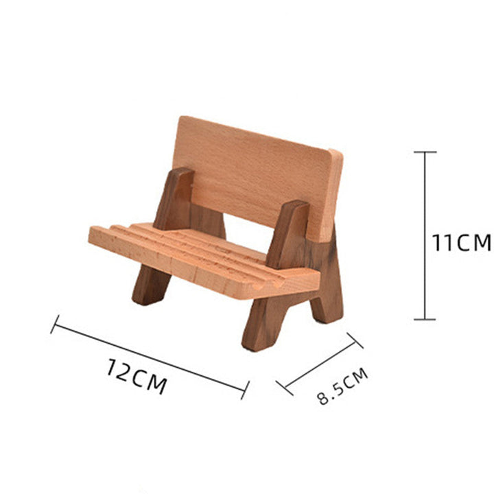Skanto | Solid Wood Justerbar Og Oppladbar Nettbrett/Telefon Stativ