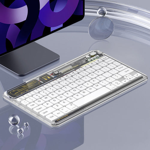 Skanto | Transparent Trådløst Bluetooth Tastatur