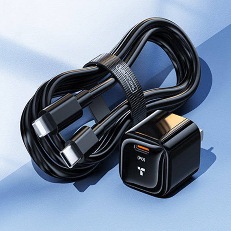 Skanto | Bærbar USB-C PD Vegglader, med Hurtiglading Chip, for Telefon, Nettbrett, Ørepropper & Mer