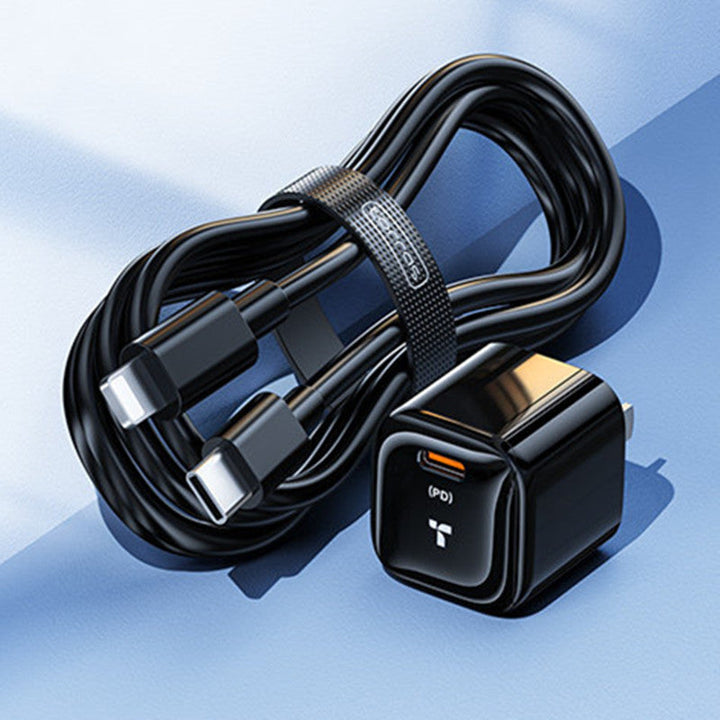 Skanto | Bærbar USB-C PD Vegglader, med Hurtiglading Chip, for Telefon, Nettbrett, Ørepropper & Mer