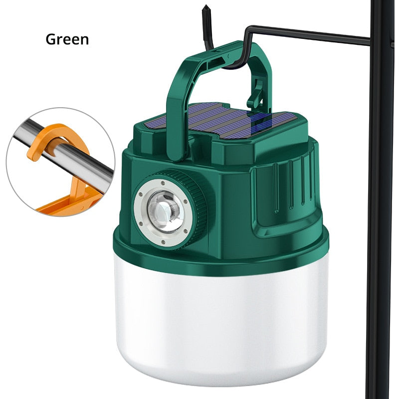 Solar LED Utendørs USB Oppladbart Explorer Campinglys | Skanto