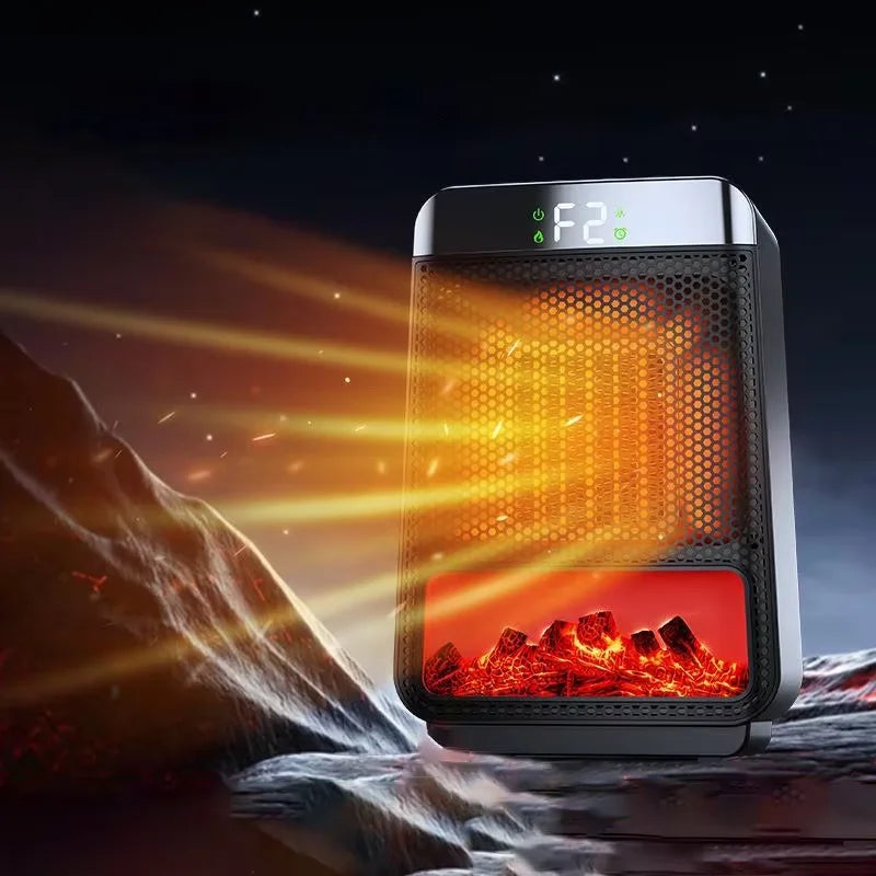 Skanto | 1500W Bærbar Elektrisk Varmer PTC Oppvarmingsvifte Mini Romvarmer
