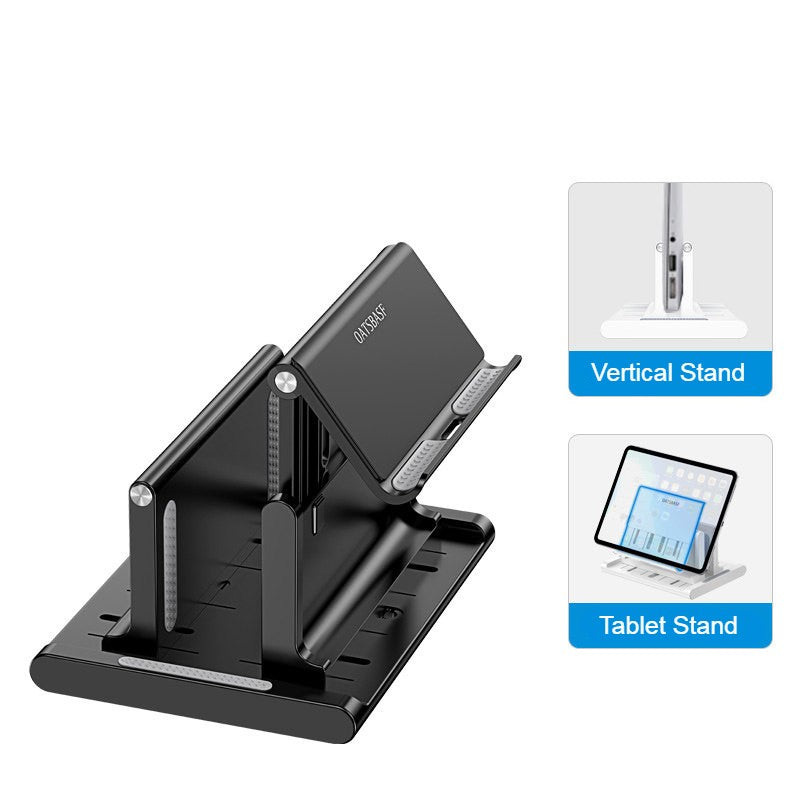 Skanto | Vertikal Laptop Stativ, med Ekstra Telefon/Tablet Holder, for Hjem & Kontor