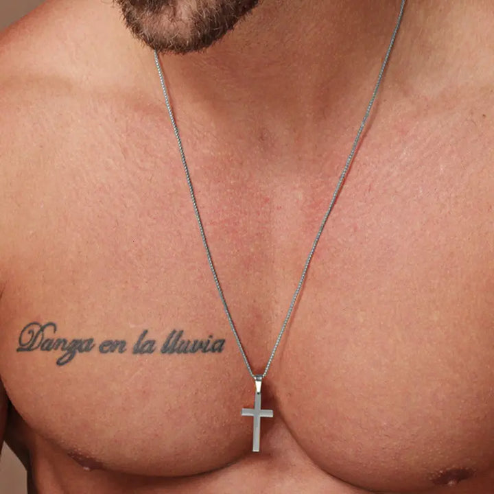 Classic Cross Men’s Necklace Skanto