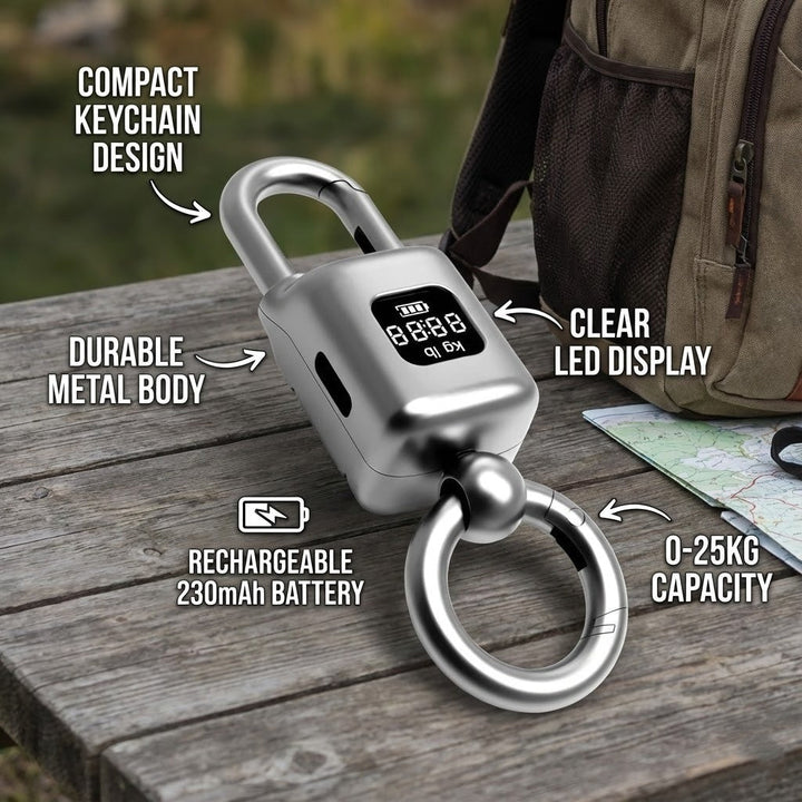 Pocket Size Keychain LCD Scale | Skanto