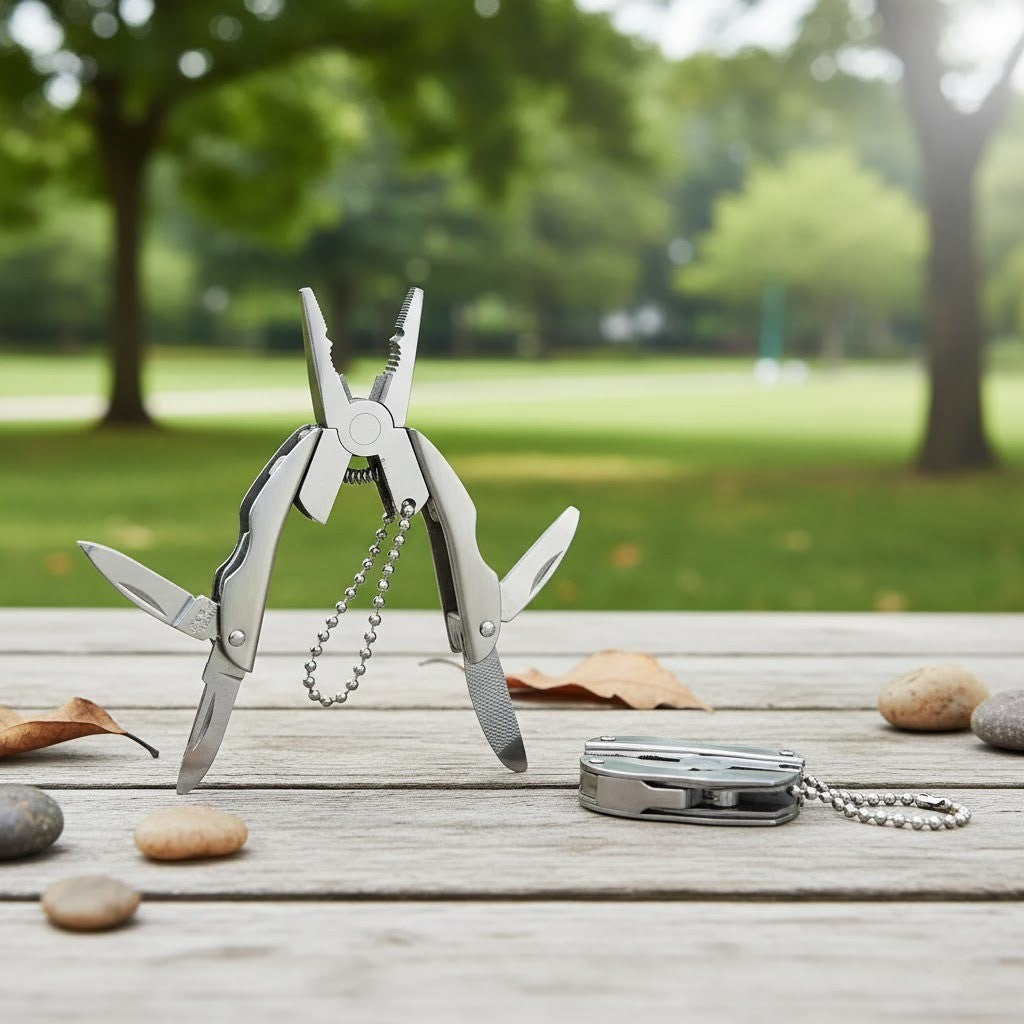 Stainless Edge EDC Multi-Tool Nødsituasjonsnøkkelring | Skanto