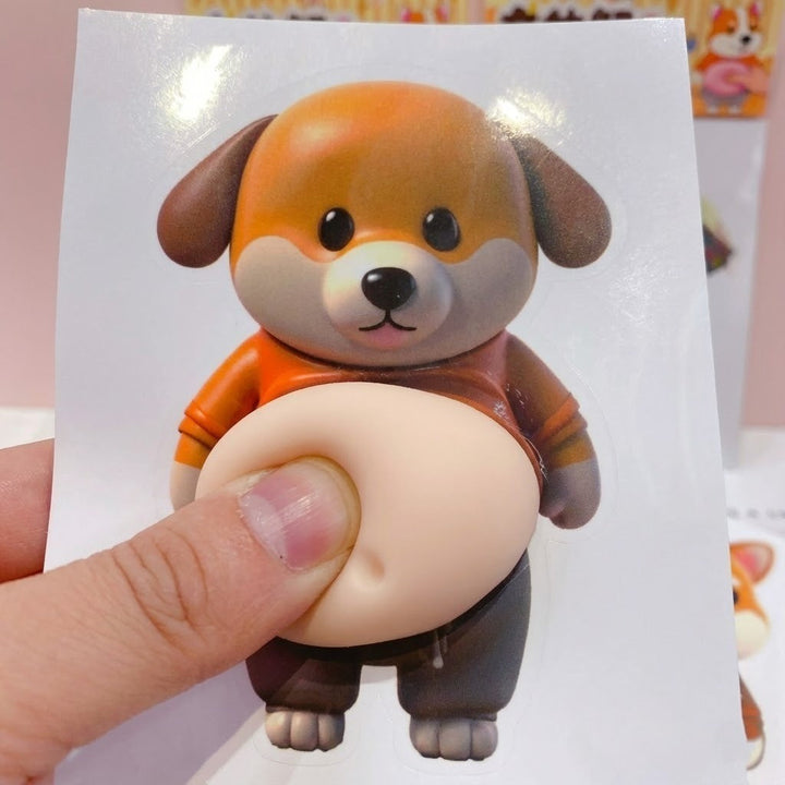 Chubby Shiba Silikon Klistremerke Beskyttelse | Skanto