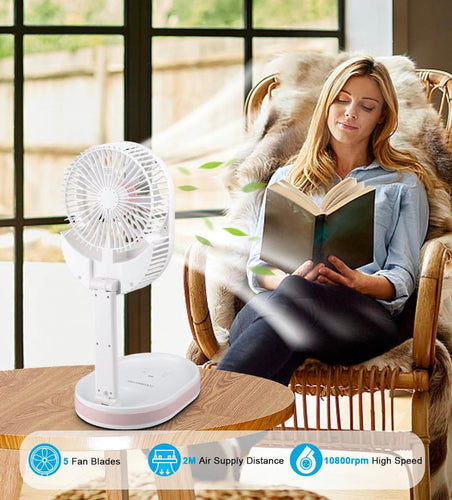 MULTI-FUNCTION FOLDING FAN WITH LIGHT | Skanto