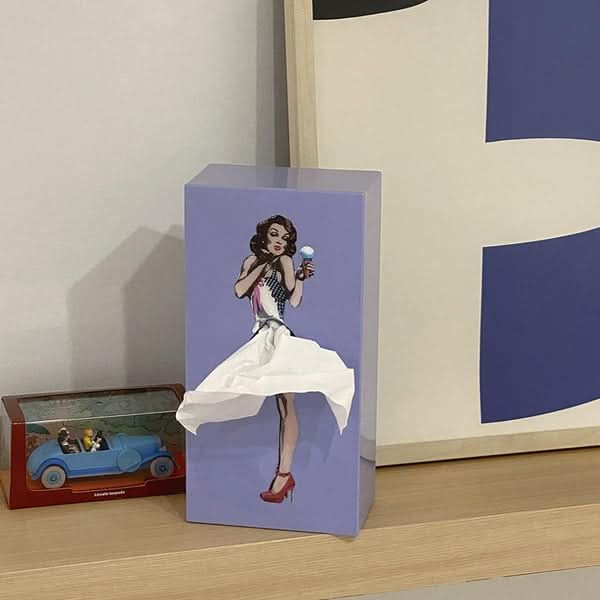 Skanto | Lekfull Rock Tissue Box for Kreativ Hjemmedekorasjon