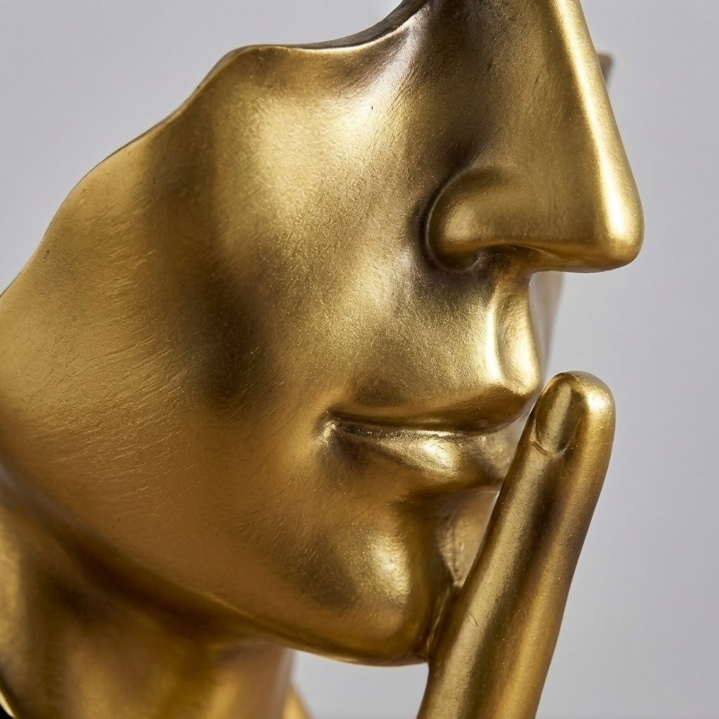 Silent Thinker Abstract Face Home Decor | Skanto