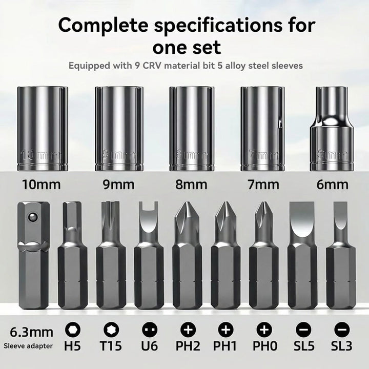 14in1 Multi Angle Ratchet Screwdriver Set | Skanto