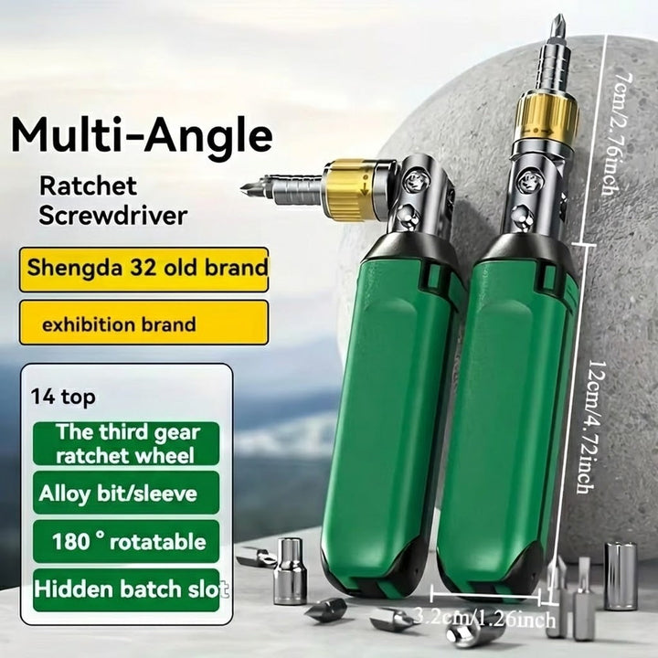 14in1 Multi Angle Ratchet Screwdriver Set | Skanto