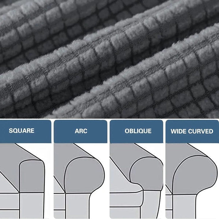 2-teilige wasserdichte Armlehnenbezüge mit Jacquard-Muster