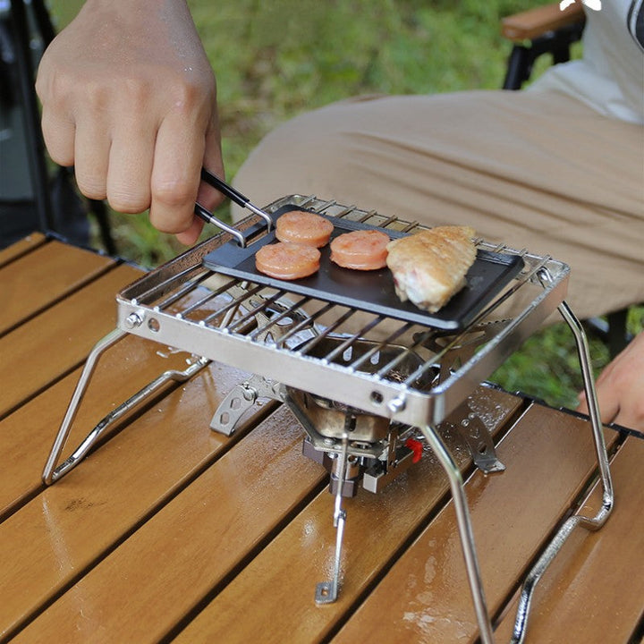 Skanto | Bærbar Ultra-Liten Non-Stick Grillpanne For Utendørs Camping