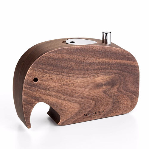 Skanto | Push-To-Dispense Solid Wood Elephant Tannpirkholder