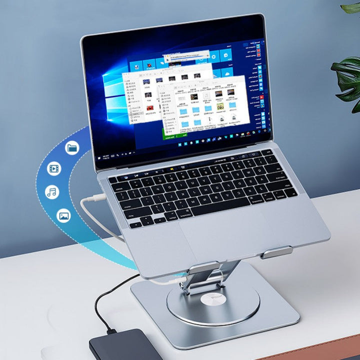 Skanto | 360° Roterende Løft Og Utvid Docking Station Stativ