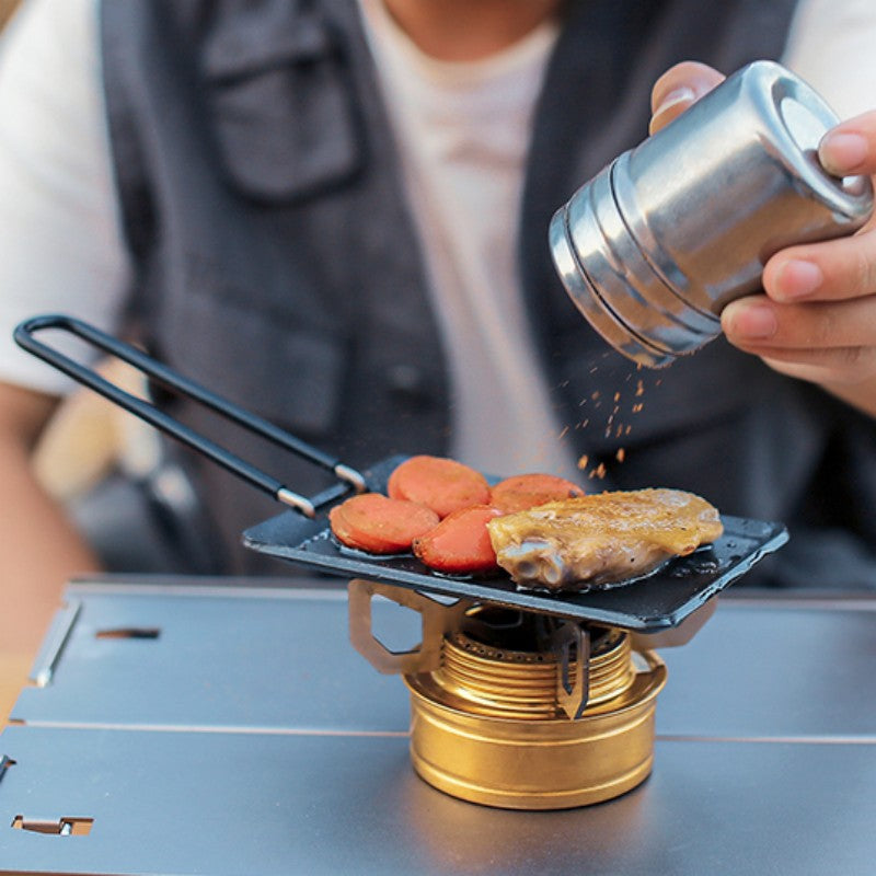 Skanto | Bærbar Ultra-Liten Non-Stick Grillpanne For Utendørs Camping