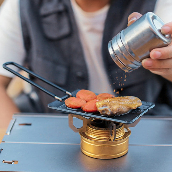 Skanto | Bærbar Ultra-Liten Non-Stick Grillpanne For Utendørs Camping