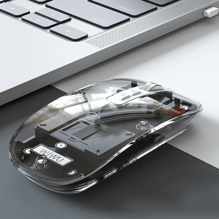 Skanto | Transparent Trådløs Stille Bluetooth Mus