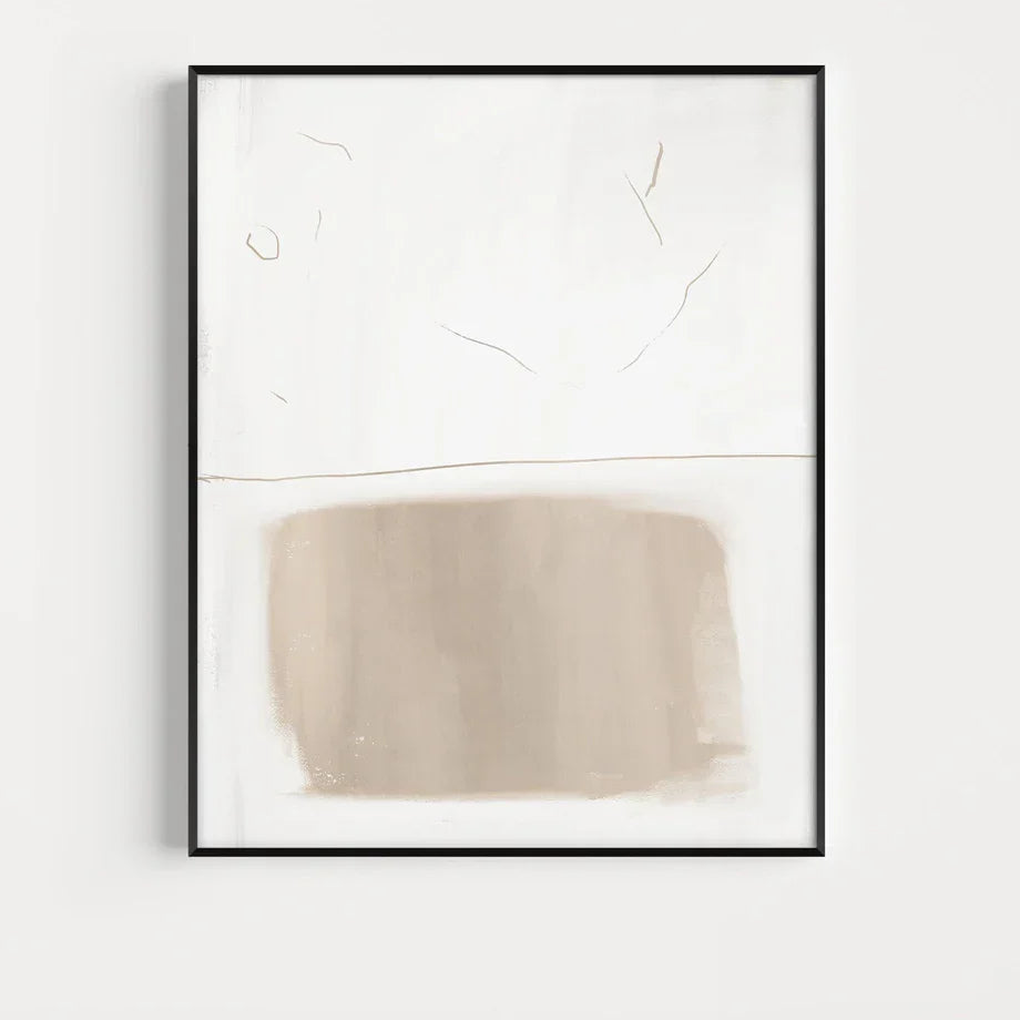 Absolutt Minimal Beige Hvit Abstrakt Veggkunst Fine Art Lerretsutskrifter Enkle Kunstverk For Moderne Leilighet Stue Kunst For Moderne Dekor | Skanto