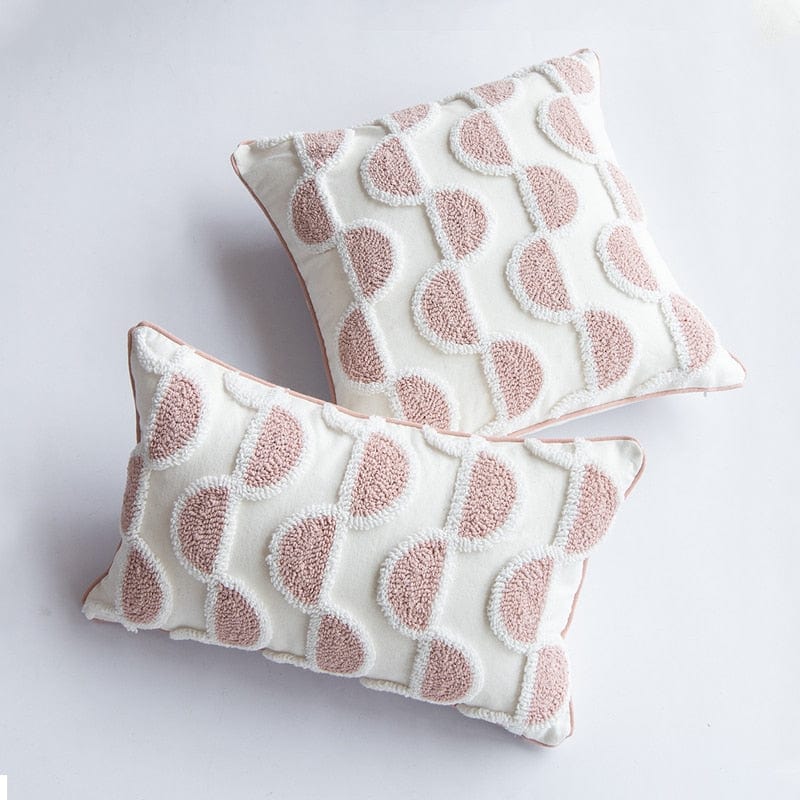 Abstract Loop-Tufted Pillow Skanto