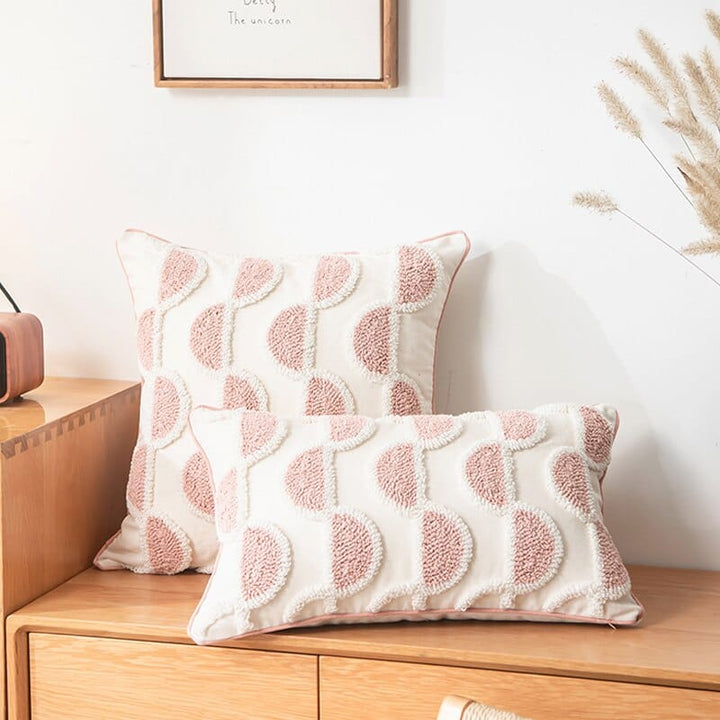 Abstract Loop-Tufted Pillow Skanto