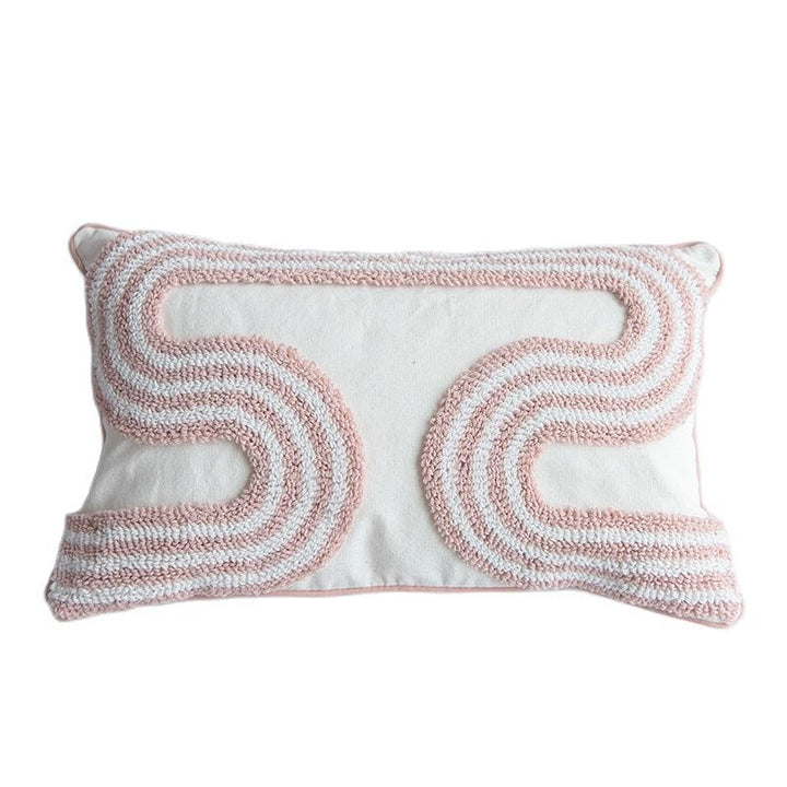 Abstract Loop-Tufted Pillow Skanto