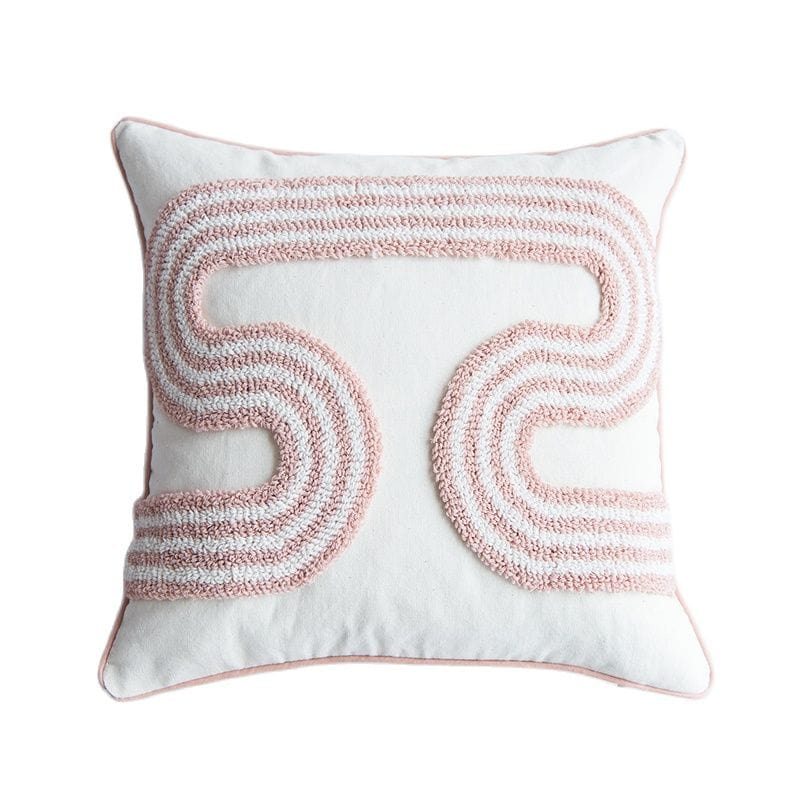 Abstract Loop-Tufted Pillow Skanto