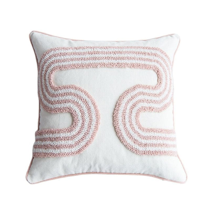 Abstract Loop-Tufted Pillow Skanto