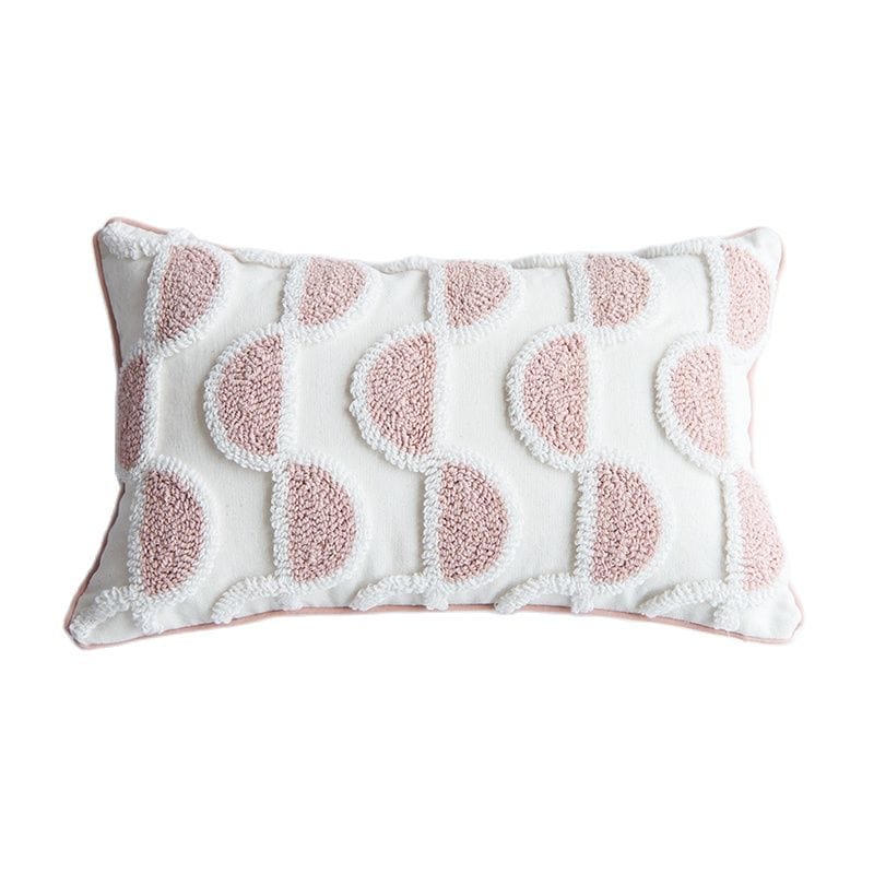 Abstract Loop-Tufted Pillow Skanto