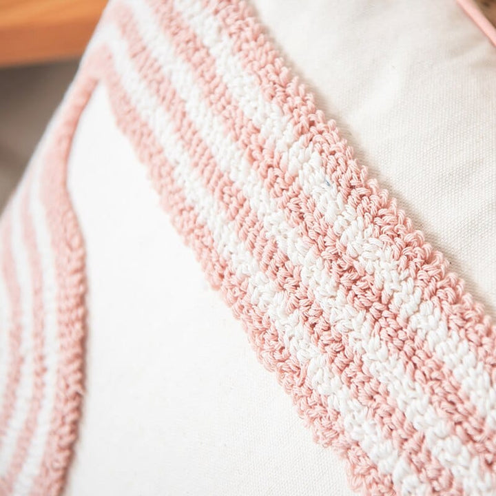 Abstract Loop-Tufted Pillow Skanto