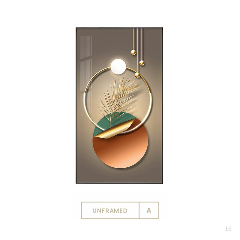 Abstrakt Botanisk Livssyklus Veggkunst Fin Kunst Lerrettrykk Moderne Estetikk Bilder for Luksus Soverom Stue Hjemmekontor Dekor | Skanto