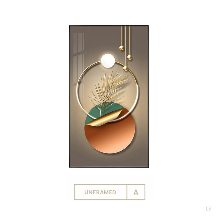Abstrakt Botanisk Livssyklus Veggkunst Fin Kunst Lerrettrykk Moderne Estetikk Bilder for Luksus Soverom Stue Hjemmekontor Dekor | Skanto