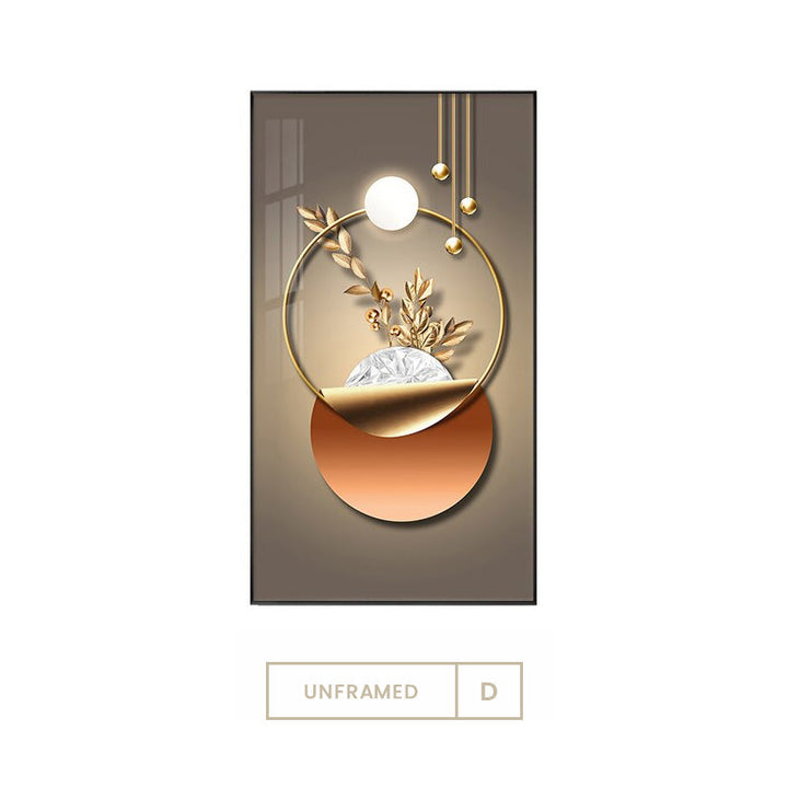 Abstrakt Botanisk Livssyklus Veggkunst Fin Kunst Lerrettrykk Moderne Estetikk Bilder for Luksus Soverom Stue Hjemmekontor Dekor | Skanto
