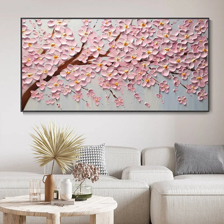 Abstrakt Kirsebærblomst Tre Veggkunst Fine Art Lerretsutskrifter Moderne Botaniske Blomsterbilder For Stue Soverom Kunst Dekor | Skanto
